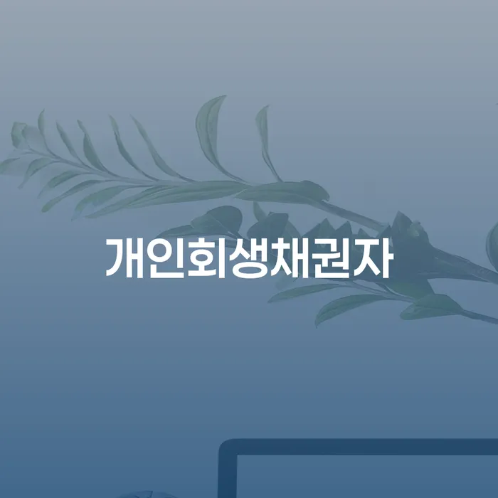 개인회생사무소 개인회생 정해지는