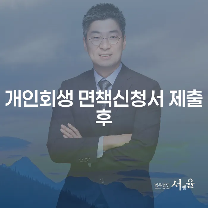 개인회생 면책신청서 제출 후 어떻게 해야 할까요?
